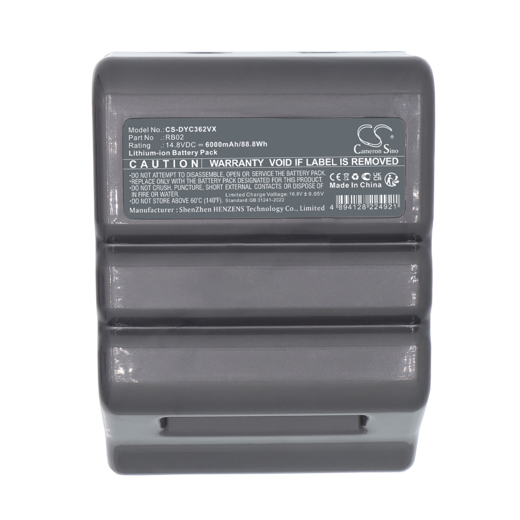 Compatible battery replacement for Dyson RB02