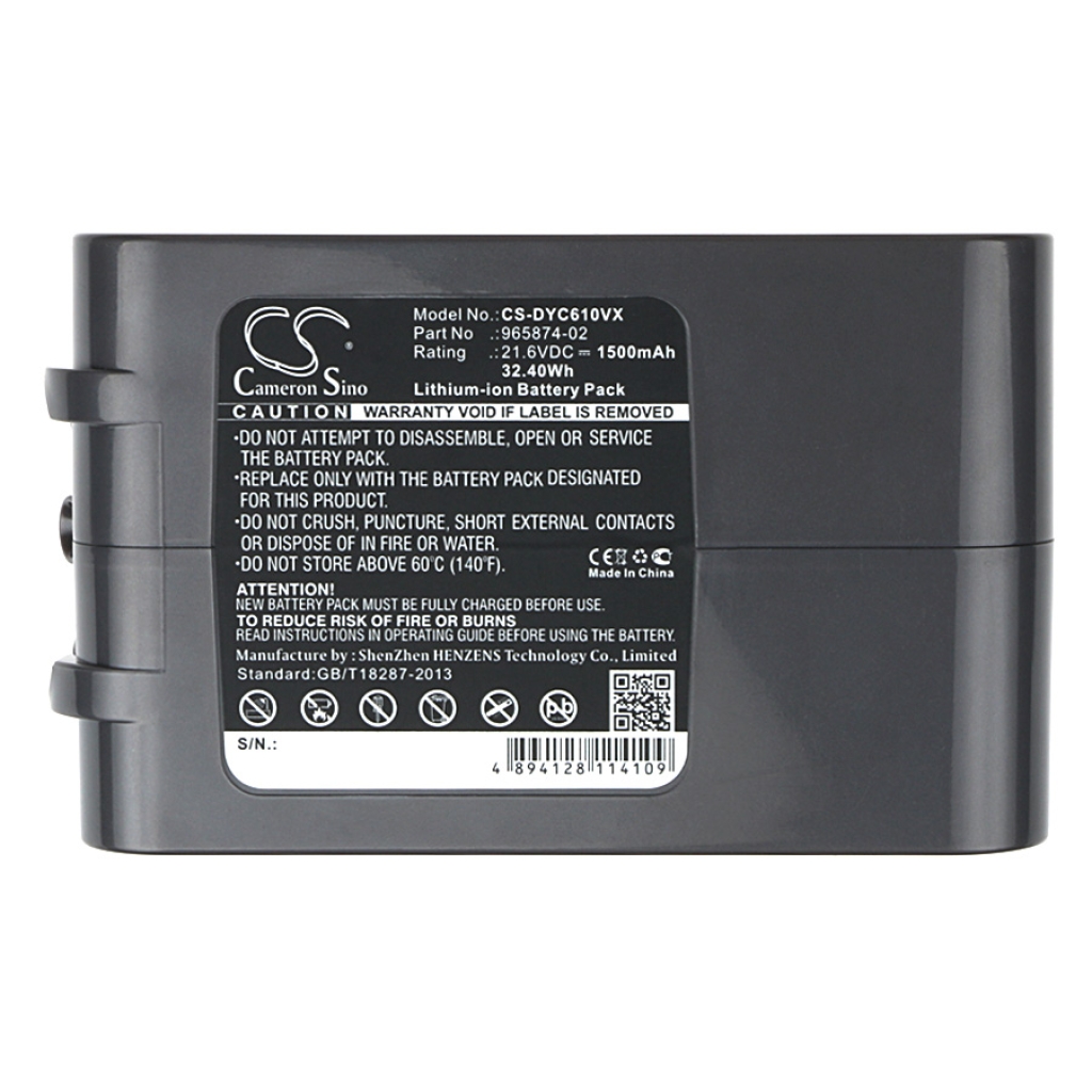 Vacuum Battery Dyson V6 Cord-free
