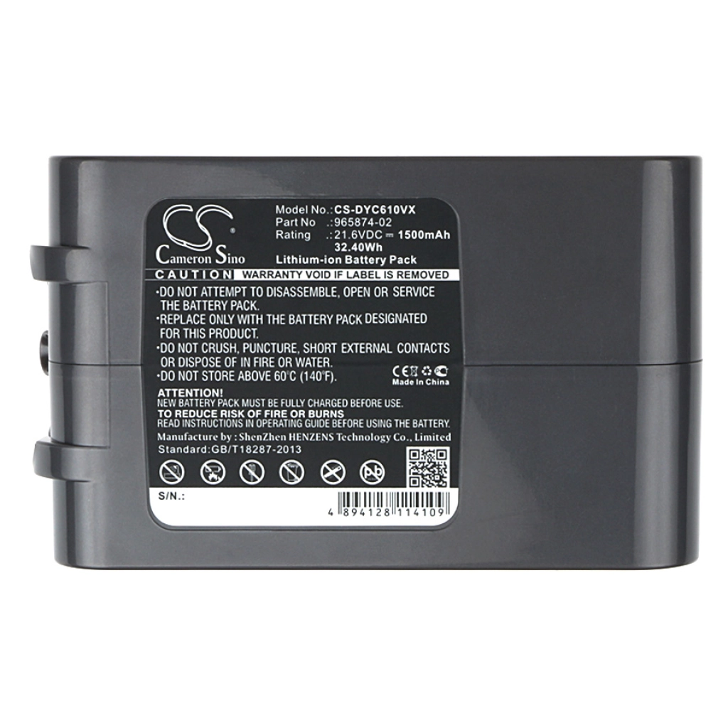 Dyson Batterier till dammsugare CS-DYC610VX