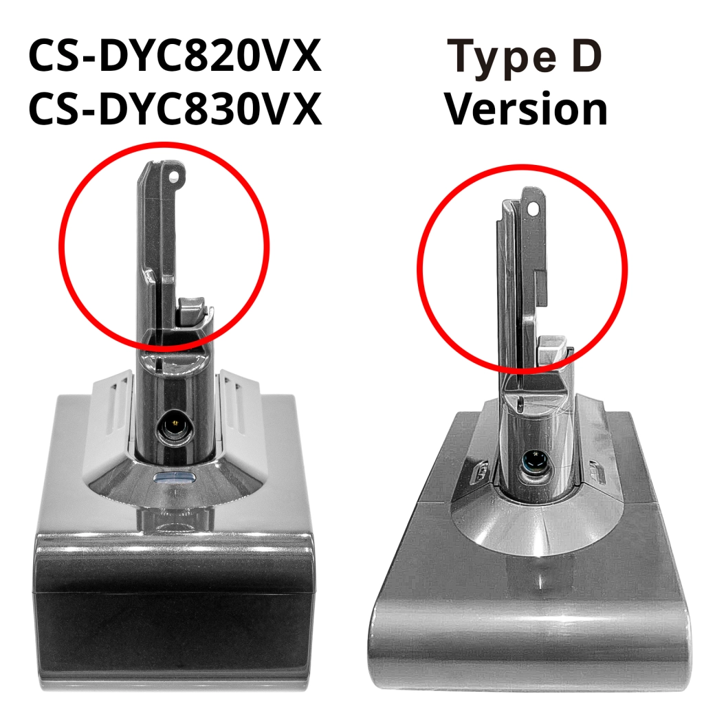 Dyson Batterier till dammsugare CS-DYC820VX