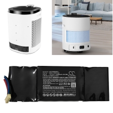Kompatibel batteribyte för Ecovacs S06-LI-185-6100,S12-LI-180-4900