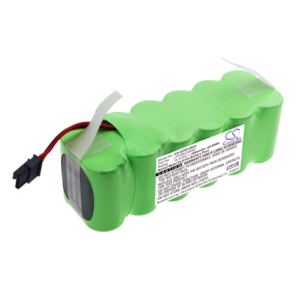 Compatible battery replacement for Ecovacs LP43SC2000P