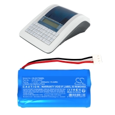 Kompatibel batteribyte för Elcom 2ICR18650P
