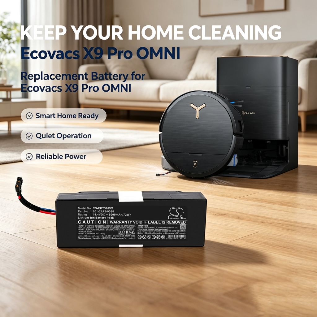 Batteri kompatibel med Ecovacs Yeedi CS-EDT510VX
