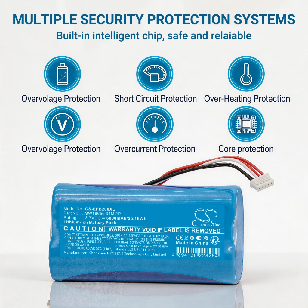 Battery compatible with Home Security Camera Battery
