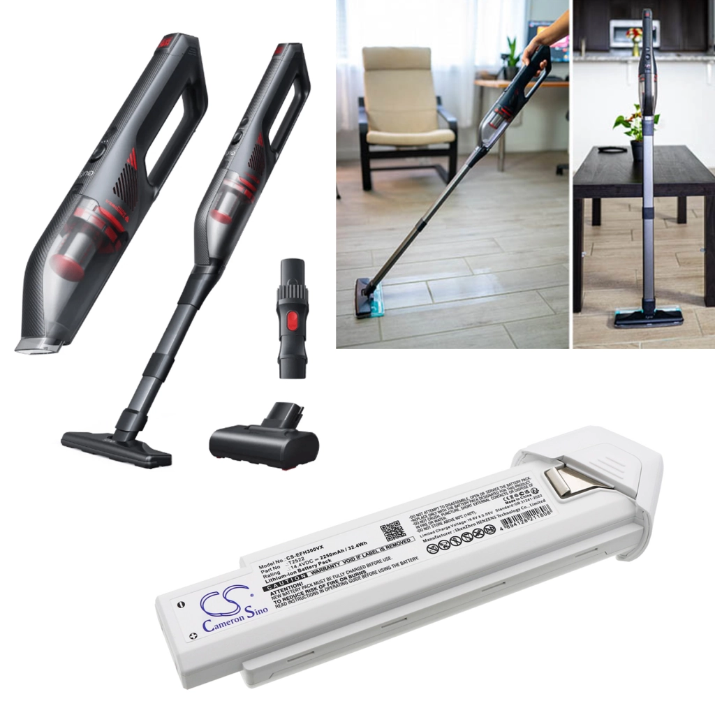 Batterier till dammsugare Eufy CS-EFH300VX
