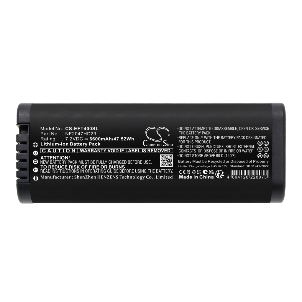 Batteri kompatibel med Exfo CS-EFT400SL