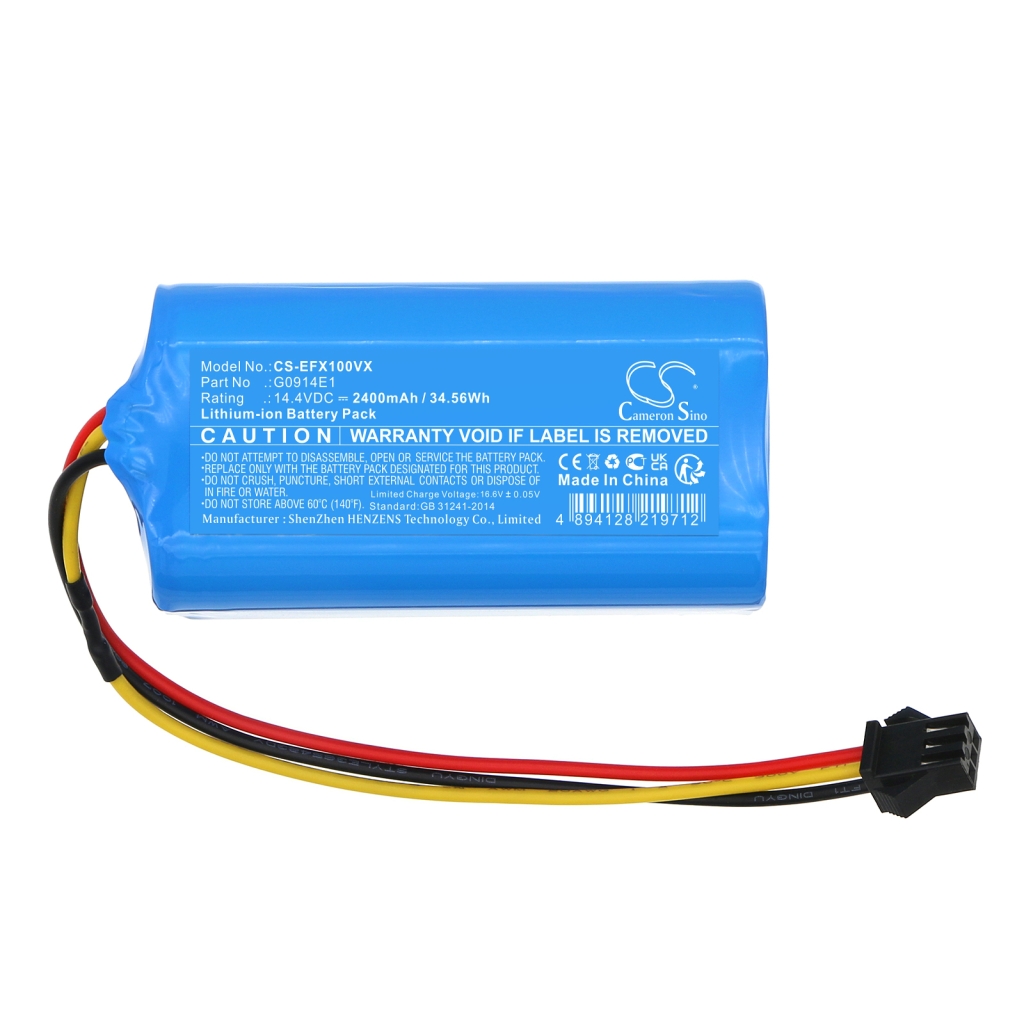 Batterier till dammsugare Eufy CS-EFX100VX