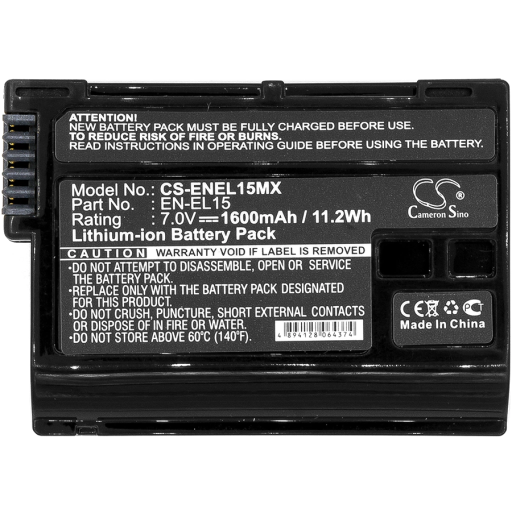 Camera Battery Nikon Coolpix D800