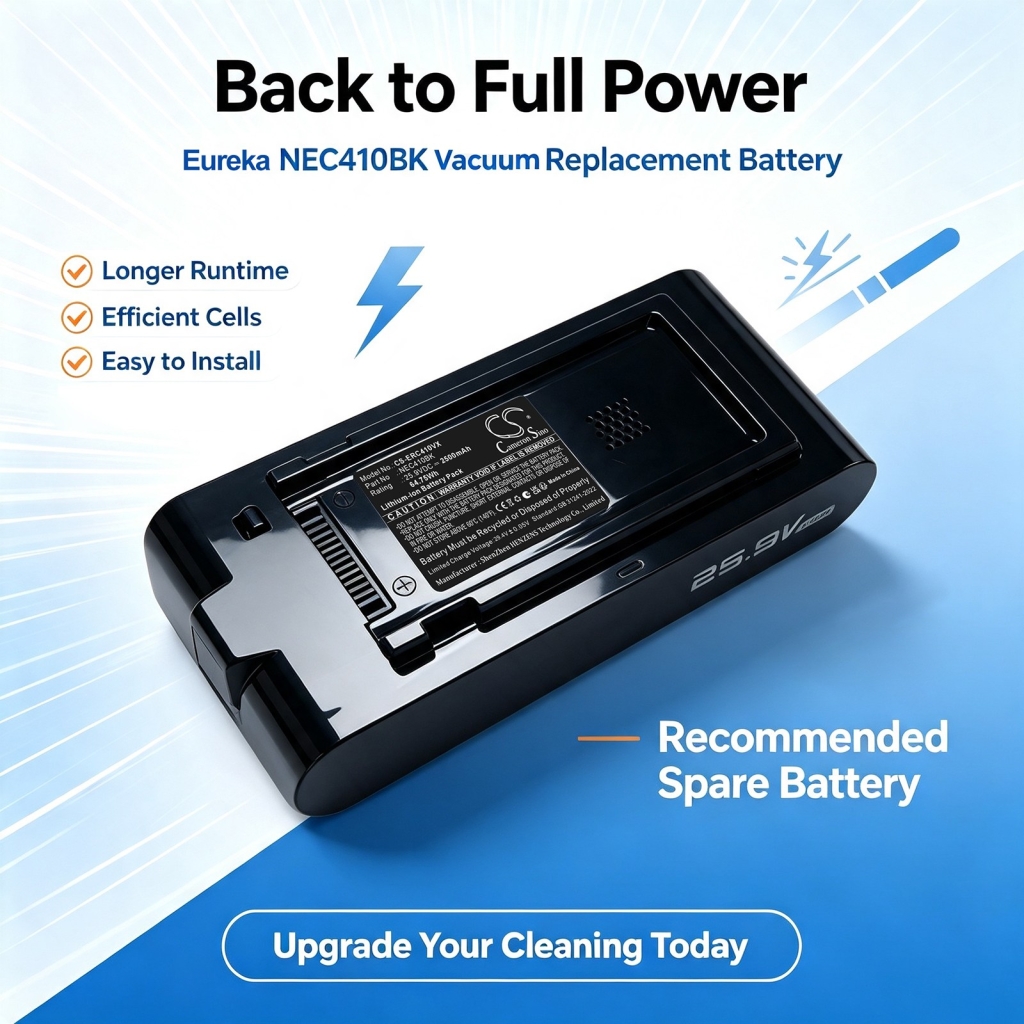 Batteri kompatibel med Eureka CS-ERC410VX