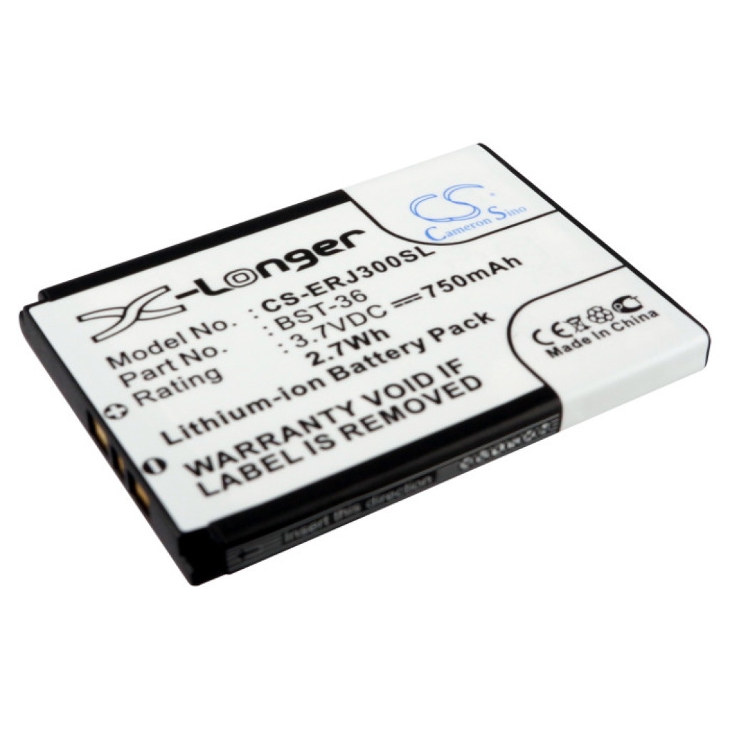 Batteri kompatibel med Sony Ericsson CS-ERJ300SL