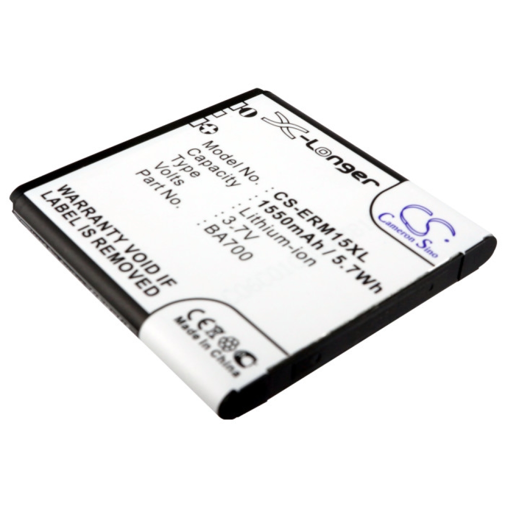 Batteri kompatibel med Sony Ericsson NTT Docomo CS-ERM15XL