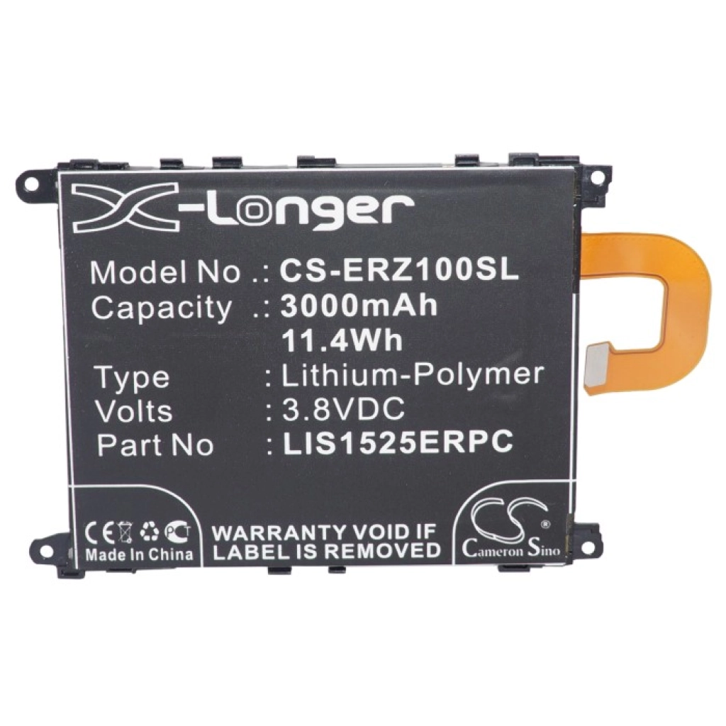 Batterier till mobiltelefoner Sony Ericsson CS-ERZ100SL