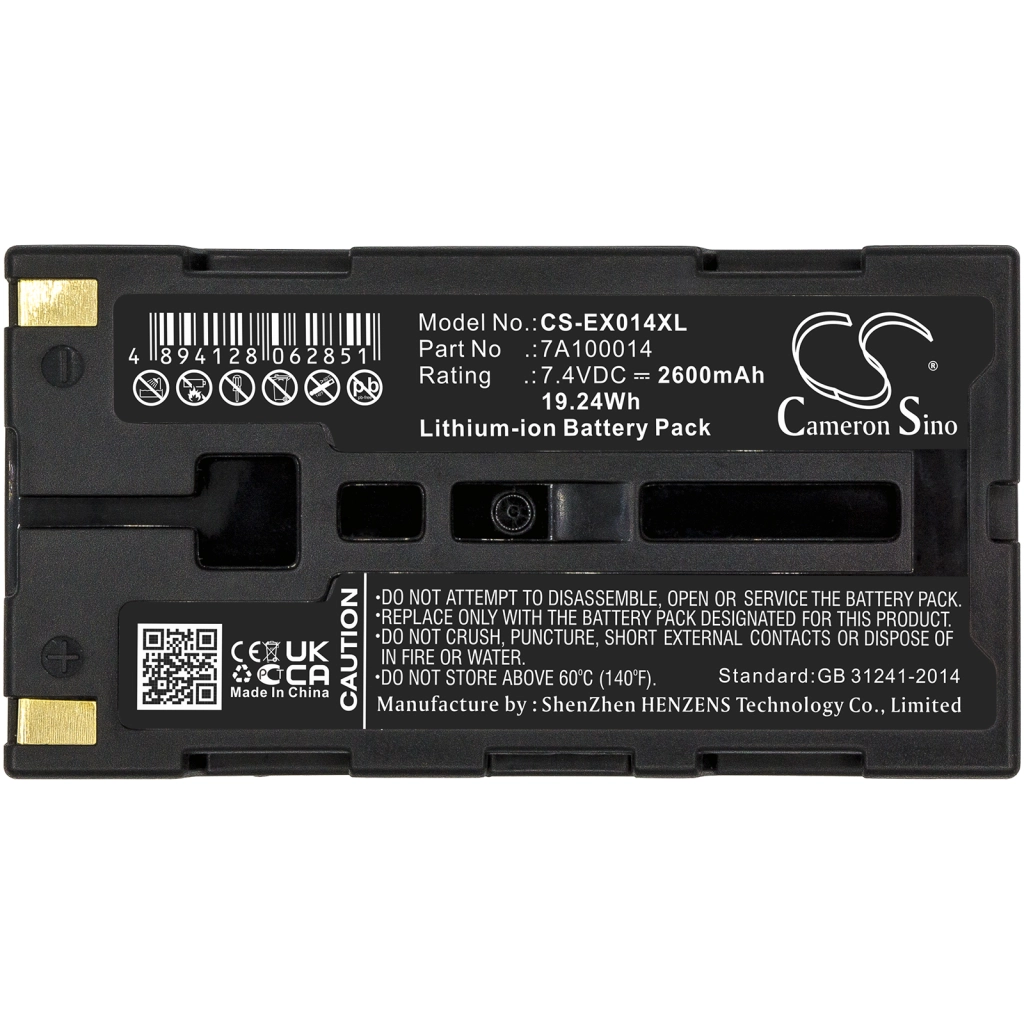 Batterier för skrivare Extech MP200