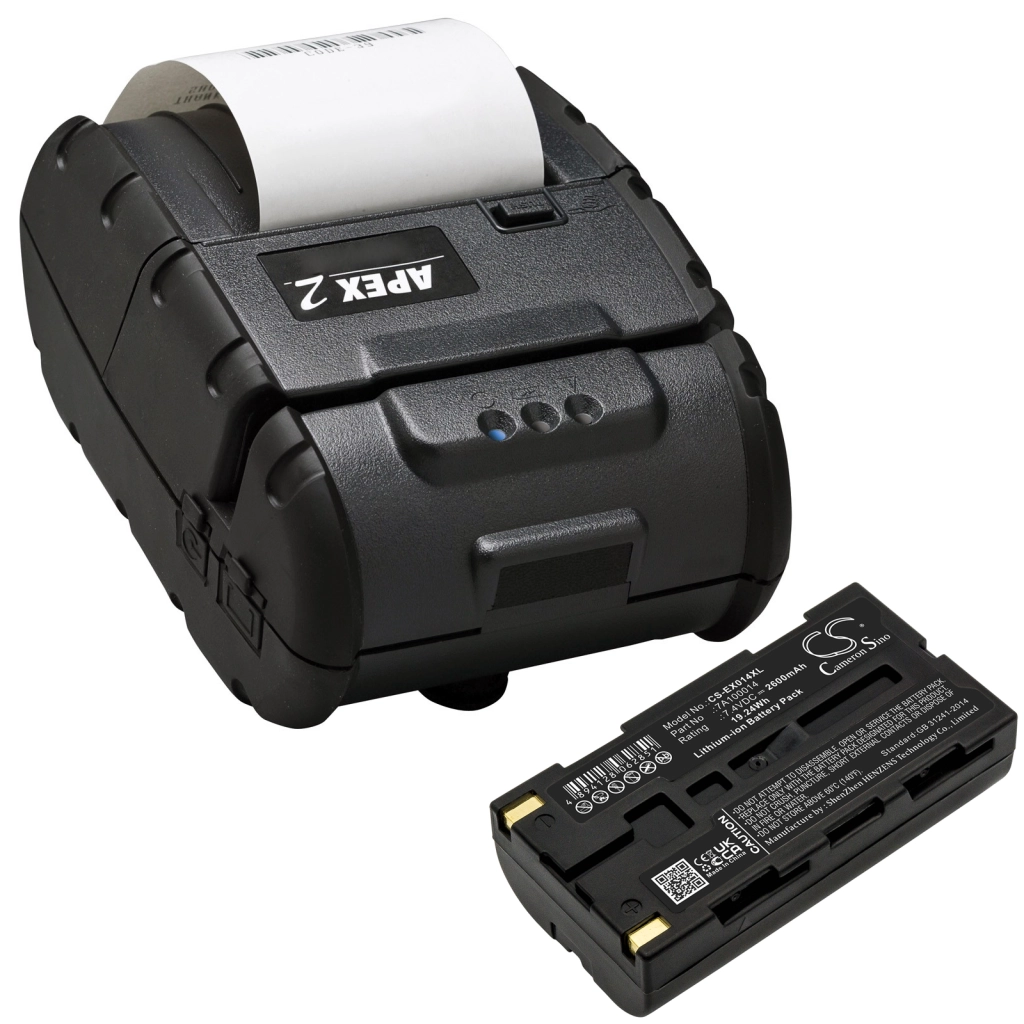 Batterier för skrivare Extech MP200