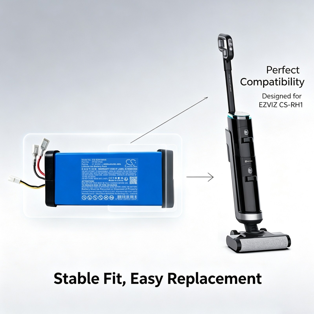 Battery Replaces EZVIZ PF061PDE