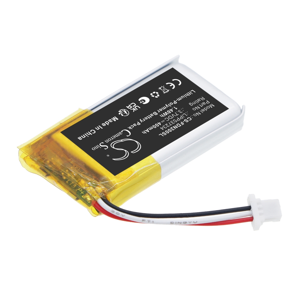 Batterier kompatibel med Fender F02-2311300/000 F02-2311300/000 CS-FDN200SL