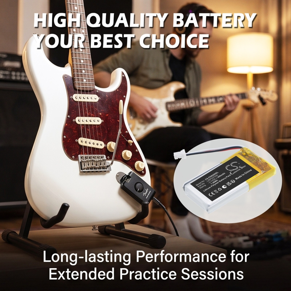 Batterier kompatibel med Fender F02-2311300/000 F02-2311300/000 CS-FDN200SL