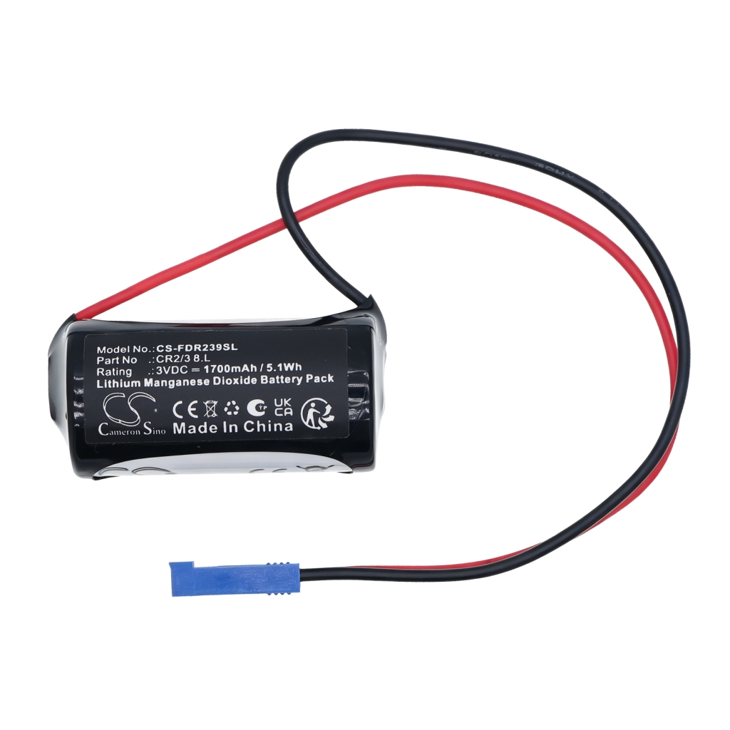 Batterier kompatibel med FDK CR2/3 8.L ( With BERG-2P connector ) CS-FDR239SL