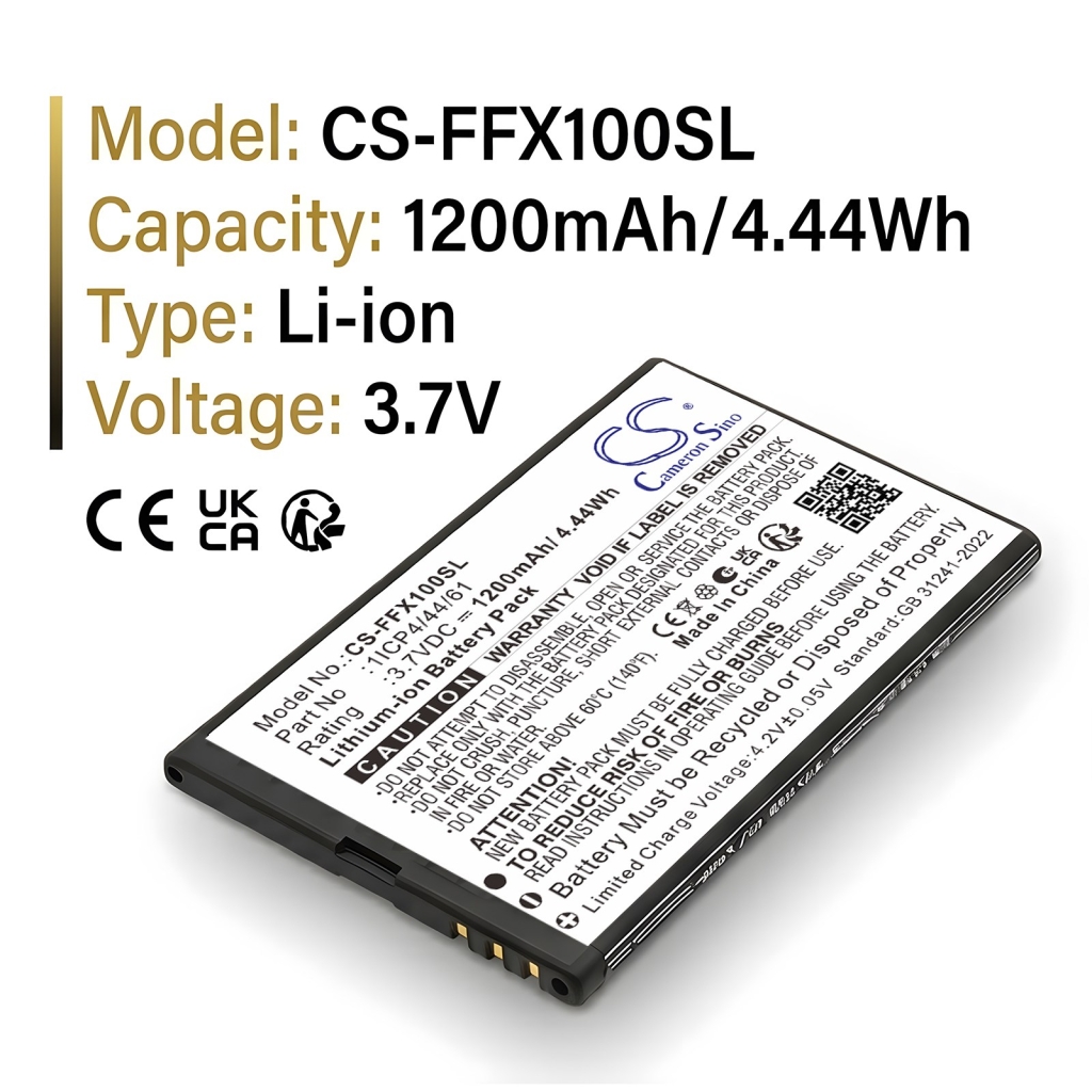 Batteri kompatibel med Famoco CS-FFX100SL