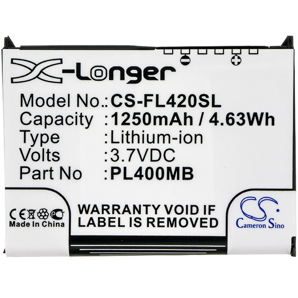 Batterier Ersätter PL400MB