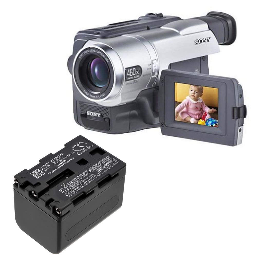 Kamerabatterier Sony CS-FM70MC