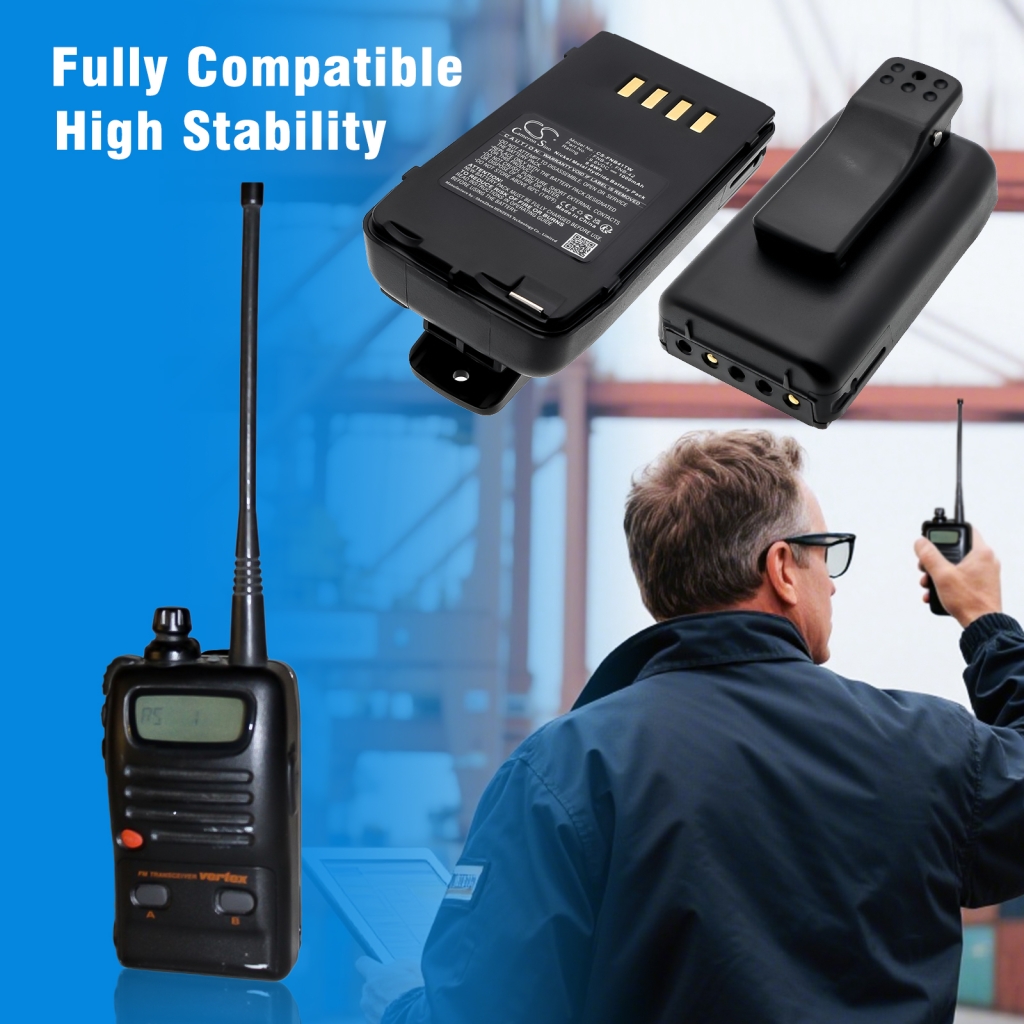 Batteri kompatibel med YAESU Vertex standard CS-FNB41TW