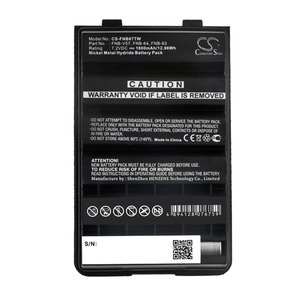 Two-Way Radio Battery Vertex VX-177