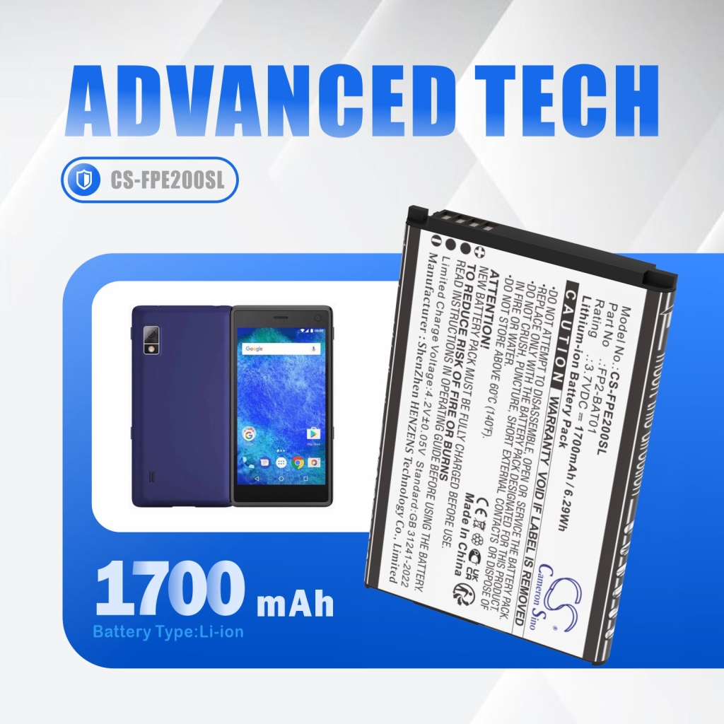 Batterier till mobiltelefoner Fairphone CS-FPE200SL
