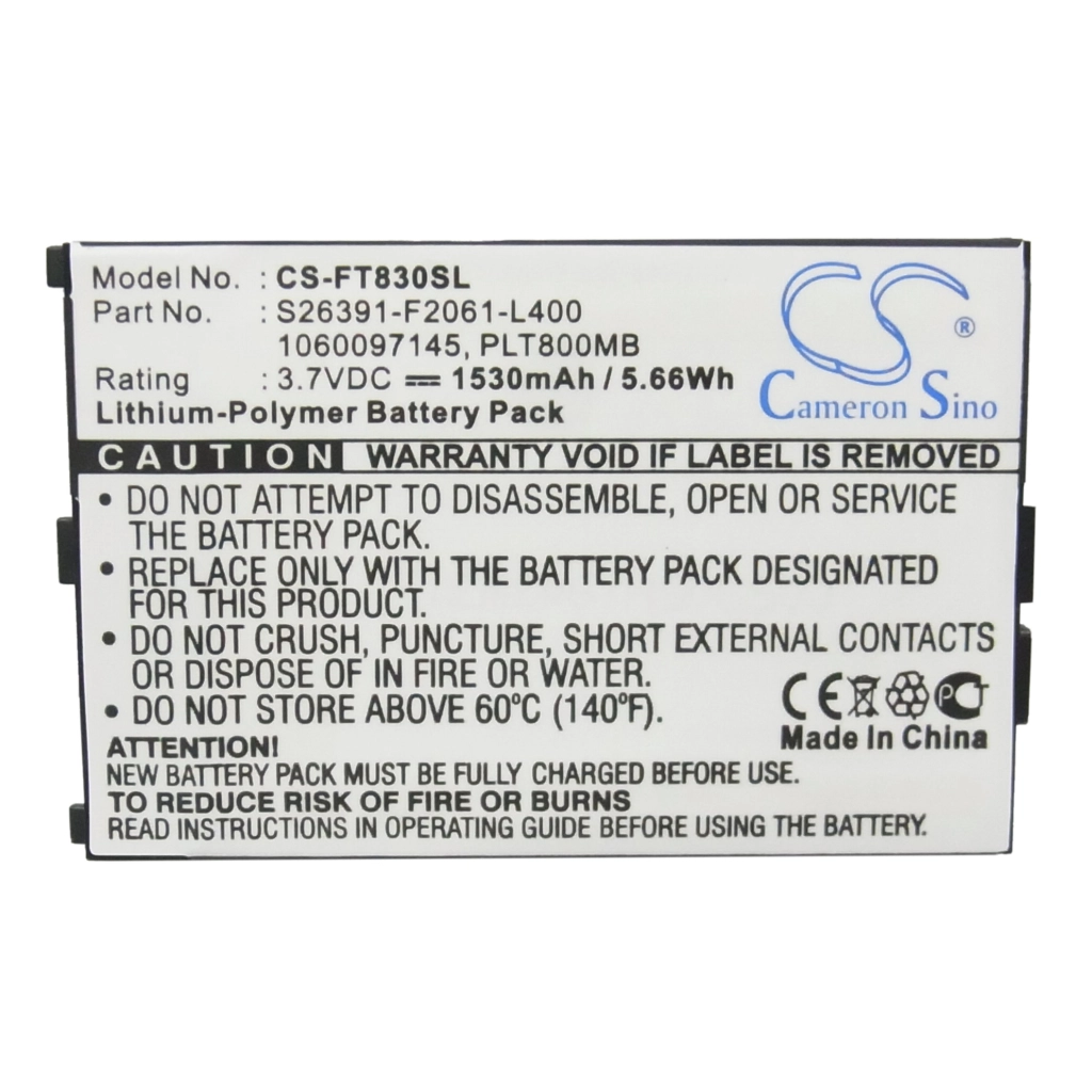 Batterier till mobiltelefoner Fujitsu Loox T810