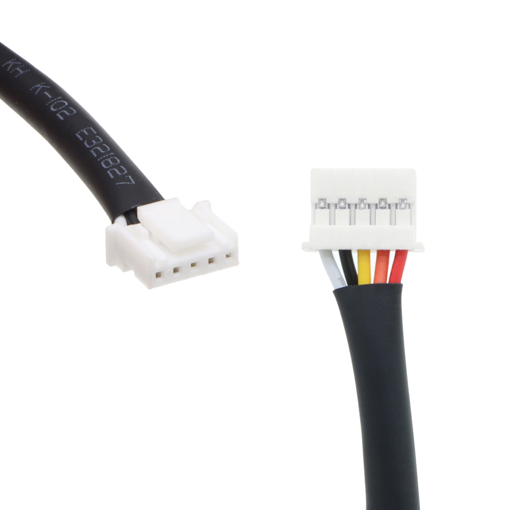 CS-FTS179SL batterikontaktdetalj med två vita JST-kontakter