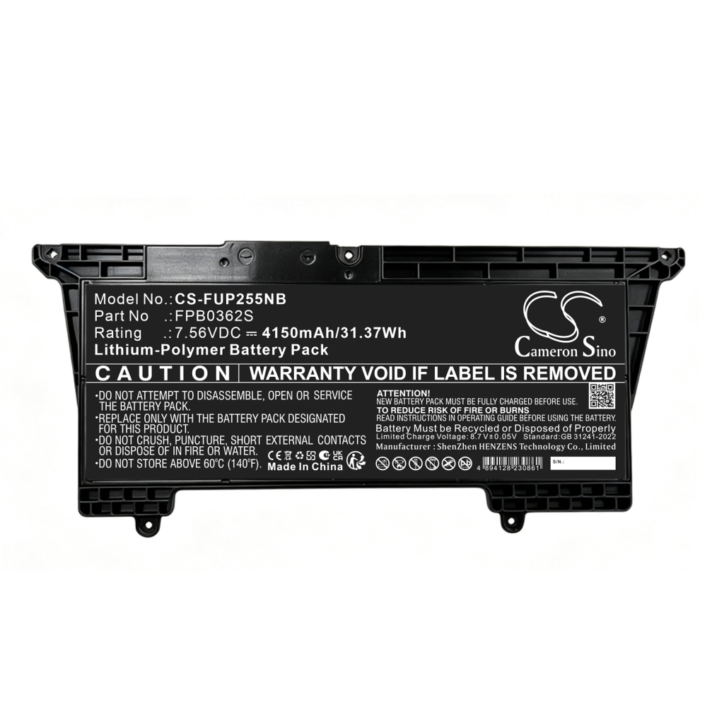 Batteri kompatibel med Fujitsu CS-FUP255NB