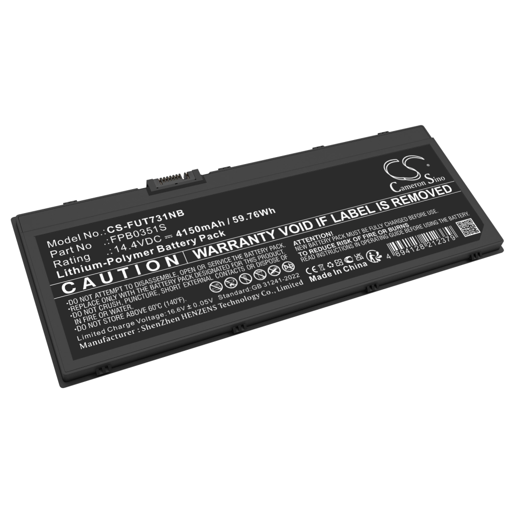 Batterier till bärbara datorer Fujitsu CS-FUT731NB