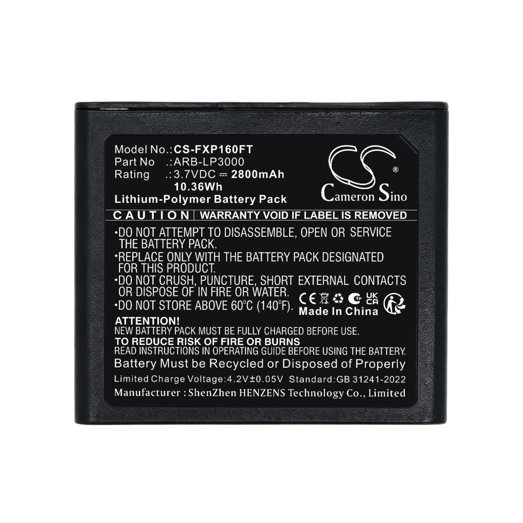 Batterier kompatibel med Fenix HP16R HP16R CS-FXP160FT