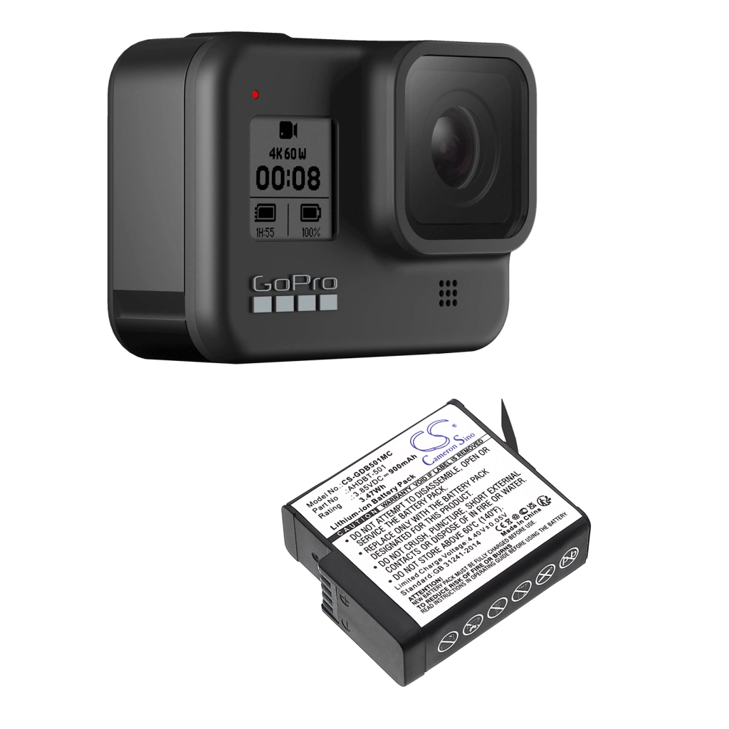 Kamerabatterier GoPro CS-GDB501MC