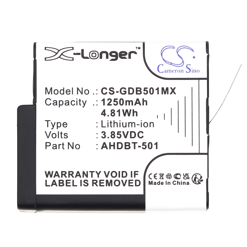 Kamerabatterier GoPro CS-GDB501MX