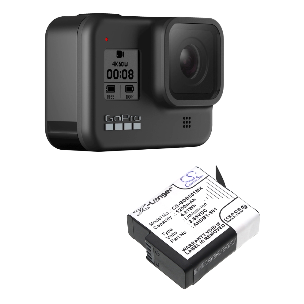 Kamerabatterier GoPro CS-GDB501MX