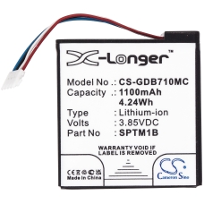 Kompatibel batteribyte för GoPro SPTM1B