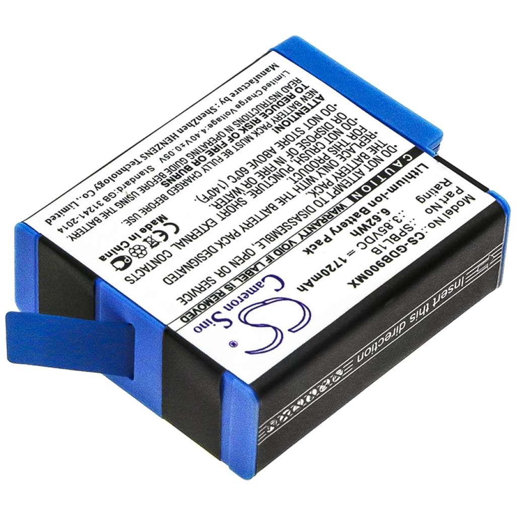 Kamerabatterier GoPro CS-GDB900MX