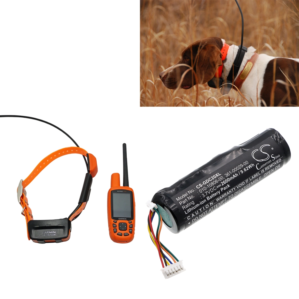 Batterier till hundhalsband Garmin DC30
