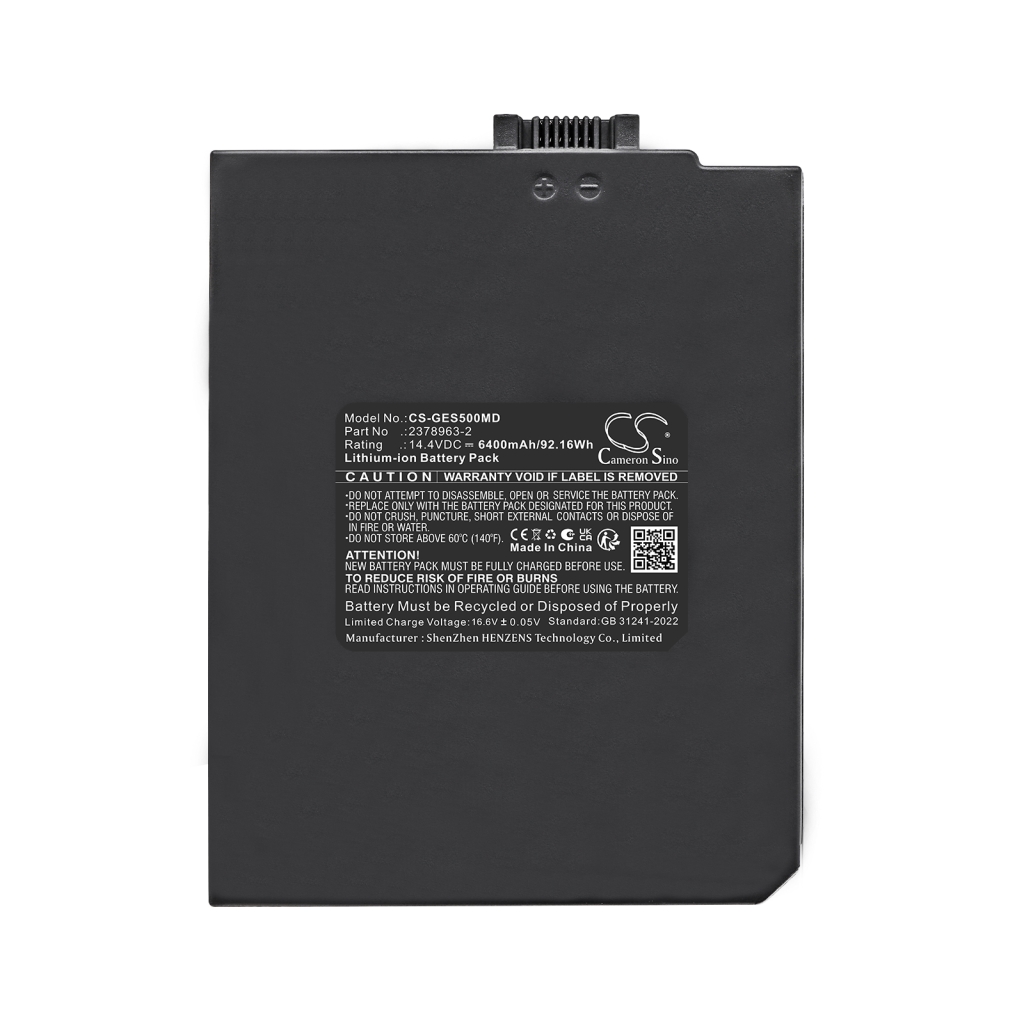 Batteri kompatibel med GE CS-GES500MD