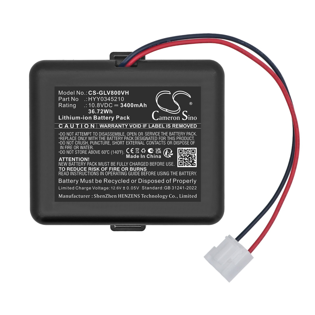 Batterier kompatibel med Gosvor LiteVac 800 Cordless Robotic Pool Cleaner CS-GLV800VH