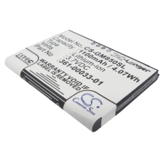 Kompatibel batteribyte för GARMIN 010-10987-03,361-00033-00,361-00033-01