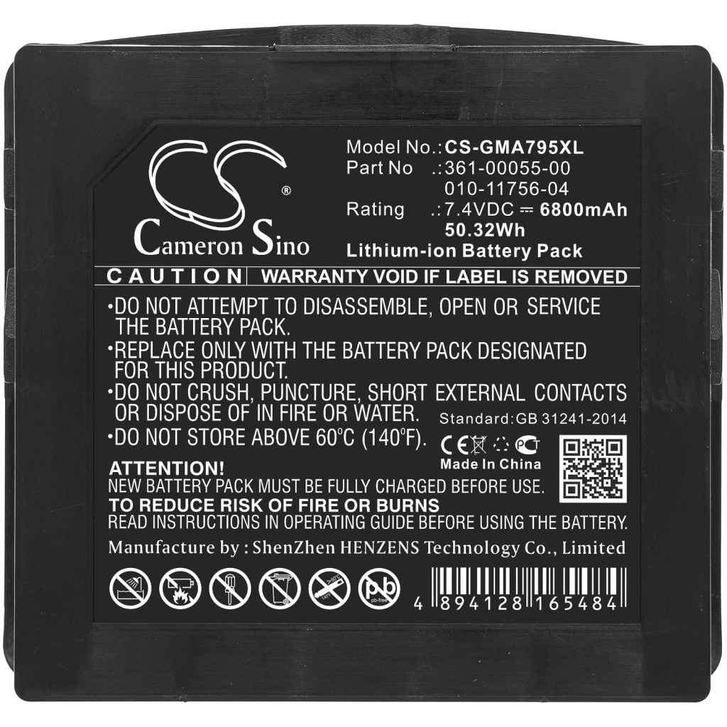 Batterier för navigering (GPS) Garmin Aera 795