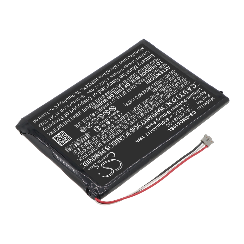 Batteri kompatibel med Garmin CS-GMD510SL