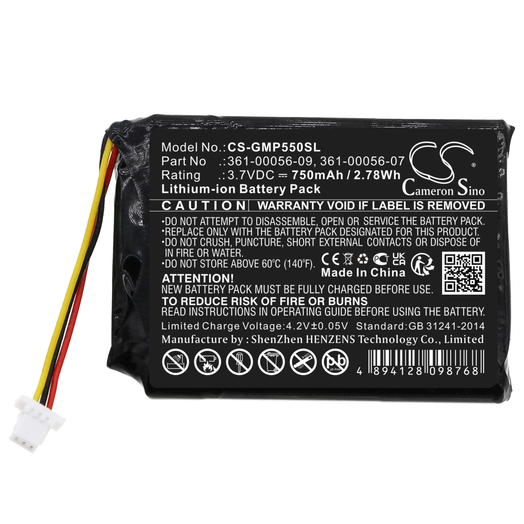 Batterier till hundhalsband Garmin CS-GMP550SL