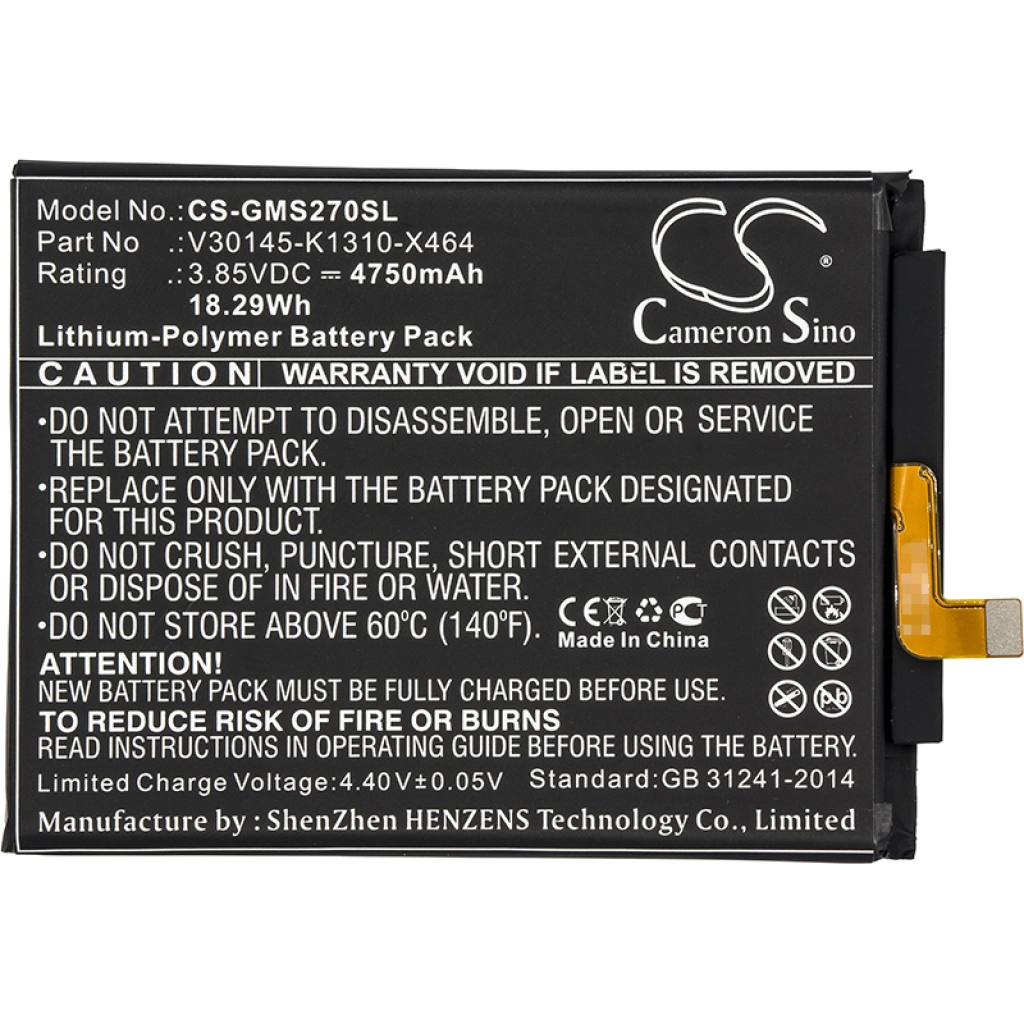 Batterier till mobiltelefoner Gigaset CS-GMS270SL