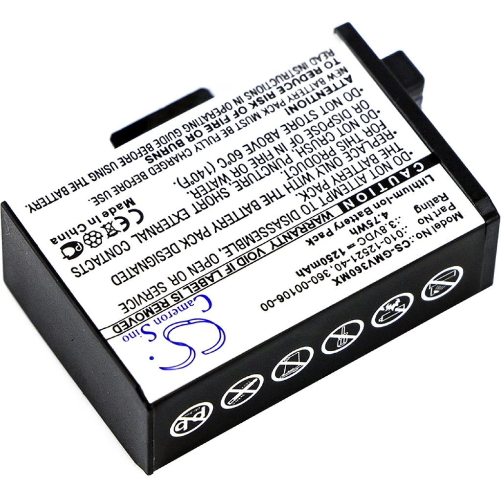 Batteri kompatibel med Garmin CS-GMV360MX
