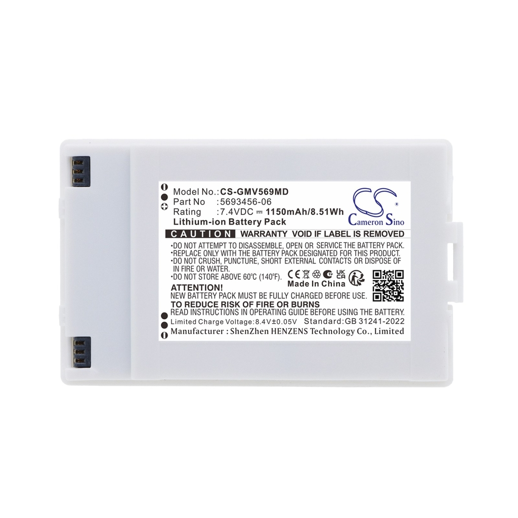 Batteri kompatibel med GE CS-GMV569MD