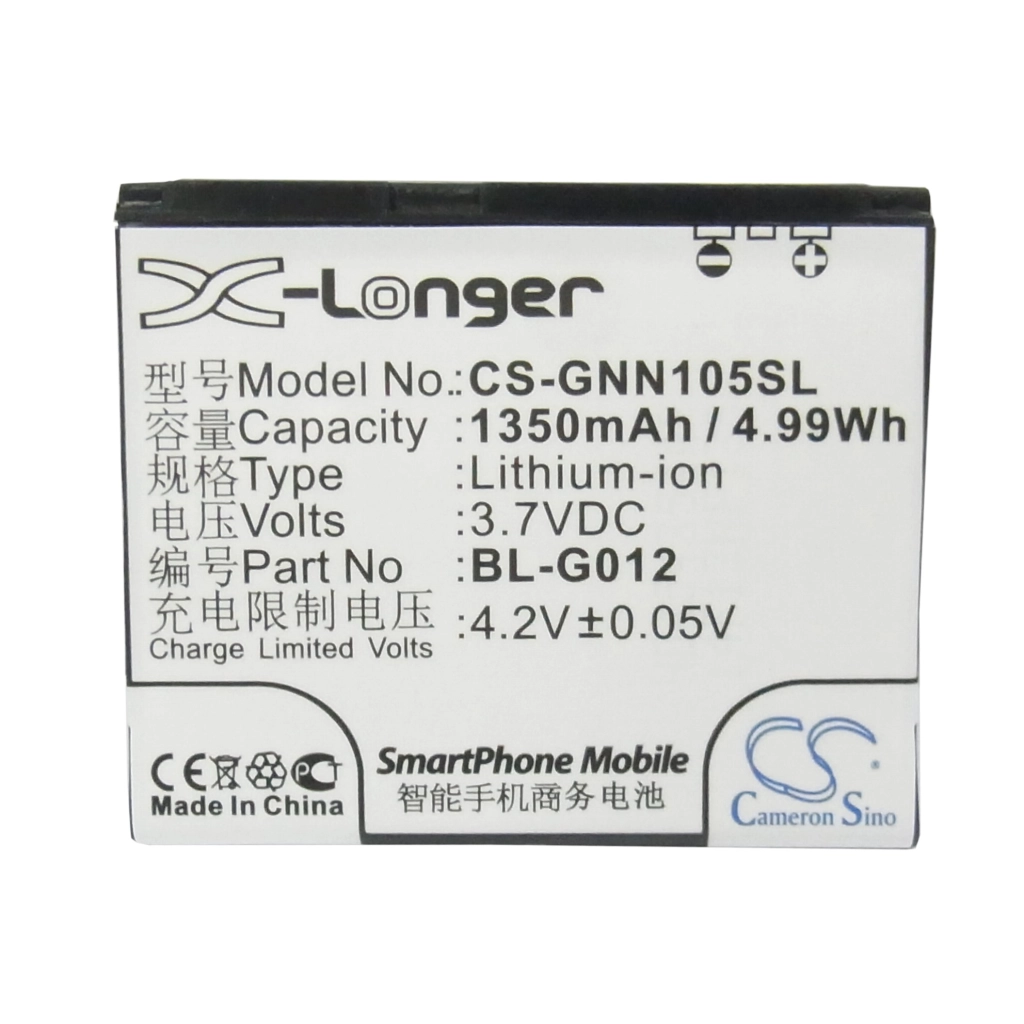 Batterier till mobiltelefoner GIONEE GN105